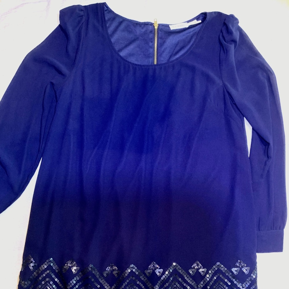 Blu Pepper Dress Tunic in Navy Size L